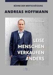 Bühne der Wertschätzung - Andreas Hoffmann - Sogverkauf