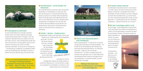 Nordfriesland - Nordfriesische Lammtage