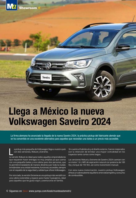 Mundo Automotriz La Revista No 334 Enero 2024