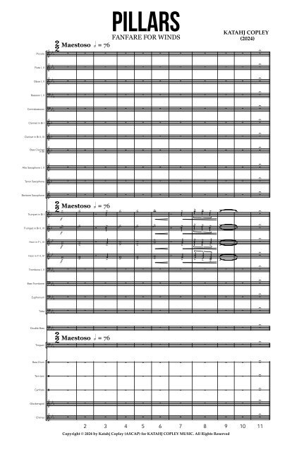 PILLARS FANFARE FOR BAND V1