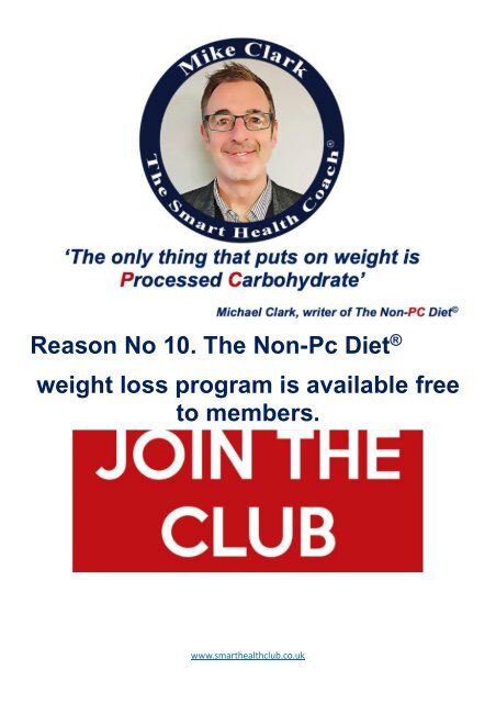 10 good reasons to do the Non Pc Diet®