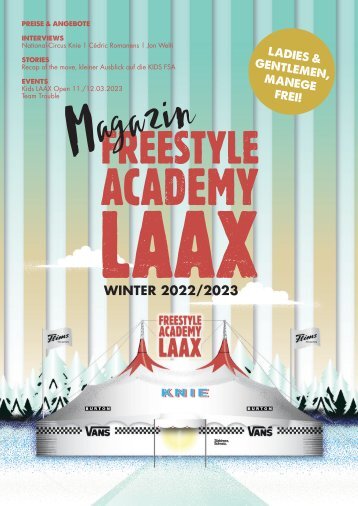 Magazine Freestyle Academy LAAX Winter 2022_23 DE