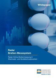 IMS Radar Breiten-Messsystem