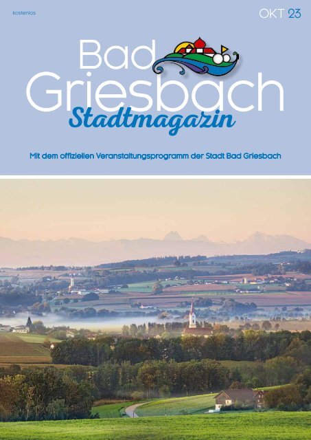 Stadtmagazin Bad Griesbach Oktober 2023