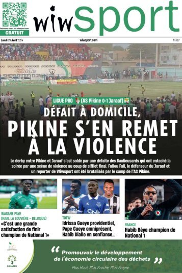 Journal wiwsport n387 - 29 avril 2024