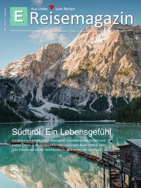 E-Reisemagazin Südtirol Ausgabe Mai 2024