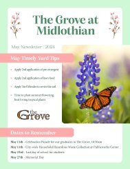 The Grove May Newsletter 2024