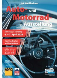 Auto- und Motorradausstellung Weilheim | April 2024