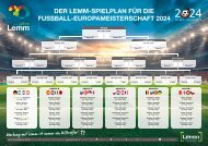 LEMM-Spielplan für die Europameisterschaft 2024