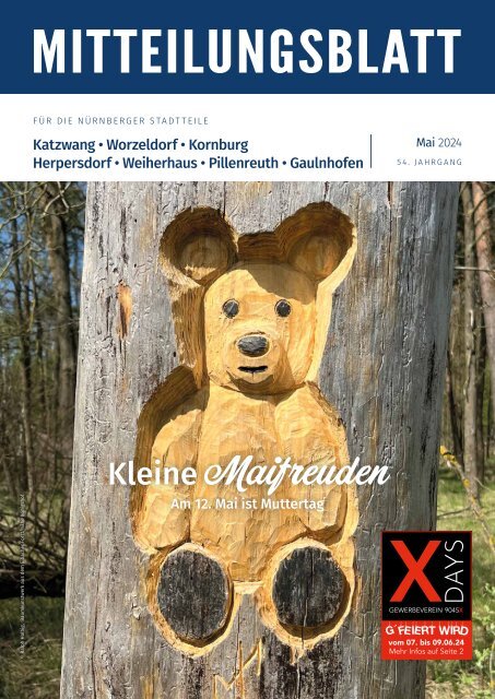 Mitteilungsblatt Nürnberg-Katzwang/Worzeldorf/Kornburg - Mai 2024