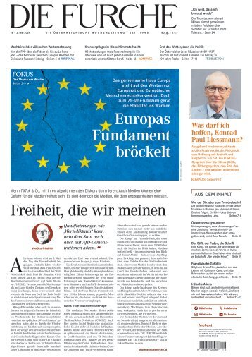 DIE FURCHE 30.04.2024