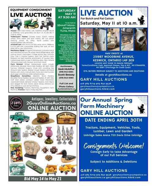 The Woodbridge Advertiser/AuctionsOntario.ca - 2024-04-30