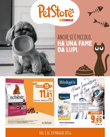 Volantino PetStore Conad | Tutte le offerte per i tuoi pet