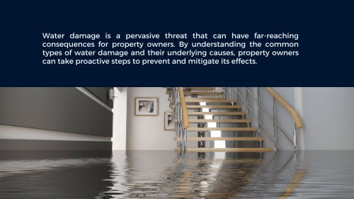 Understanding Common Types of Water Damage and Their Causes