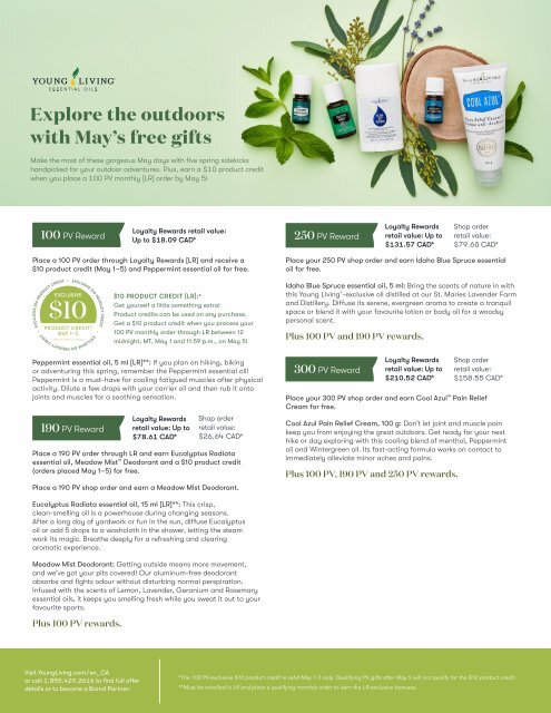 May Gift with Purchase Flyer | Digital Library | Young Living