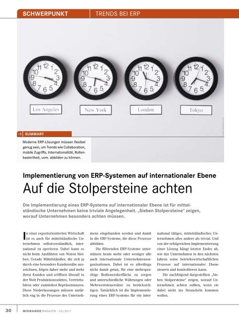 schwerpunkt - Midrange Magazin