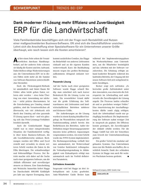 schwerpunkt - Midrange Magazin