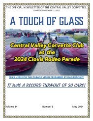 Central Valley Corvettes of Fresno - May 2024