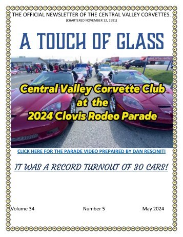 Central Valley Corvettes of Fresno - May 2024