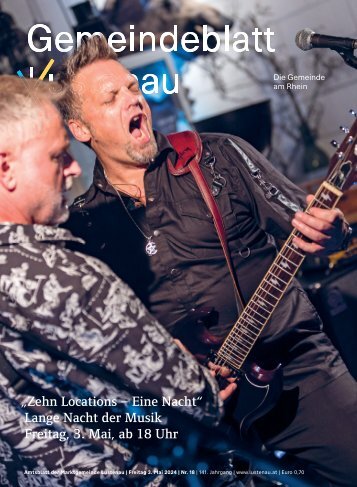 Gemeindeblatt Lustenau Nr. 18 | Freitag, 3. Mai 2024