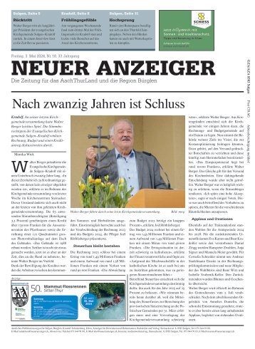 Neuer Anzeiger 3. Mai 2024