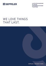 Seppeler - we love things that last