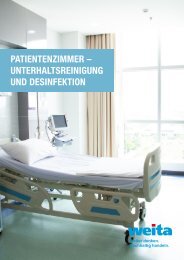 Patientenzimmer-Unterhaltsreinigung und Desinfektion 2024