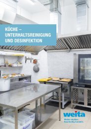 Gastronomie-Unterhaltsreinigung und Desinfektion 2024