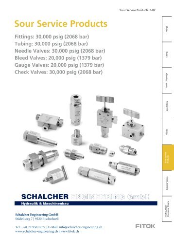Sour Service Products FITOK EN