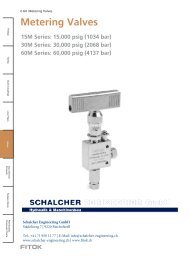 Medium High Pressure Metering Valves FITOK EN