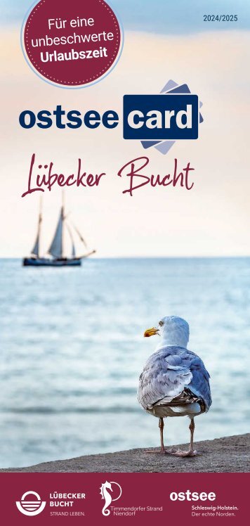 ostseecard-Broschüre Lübecker Bucht 2024-2025