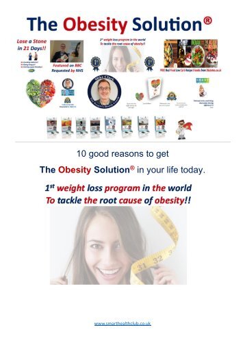 10 good reasons to get The Obesity Solution® 