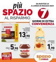 Volantino Più Spazio al Risparmio