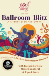 Ballroom Blitz Dinner & Dance 