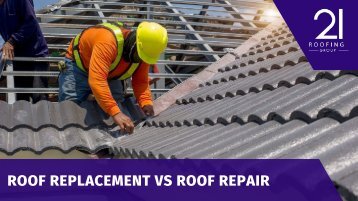 Roof replacement vs Roof Repair