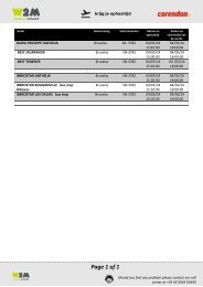 pick up corendon 04 05 tfs