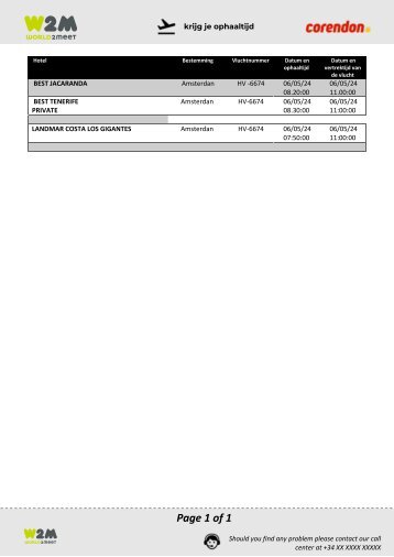 PICK UP  06 05 CORENDON TFS  