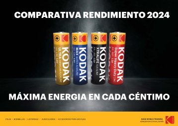 pilas Kodak comparativa rendimiento 2024