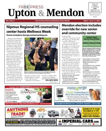 Upton & Mendon Free Press May 2024