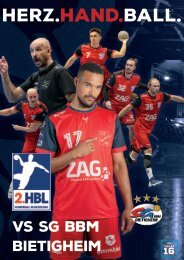 HERZ. HAND. BALL.  - 16 - SG BBM Bietigheim