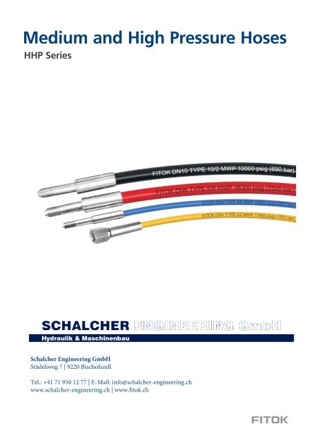 Medium and High Pressure Hoses FITOK EN