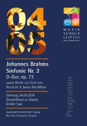 Programmheft JSO Gewandhauskonzert 04