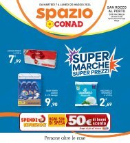 Volantino SUPER MARCHE SUPER PREZZI SAN ROCCO AL PORTO