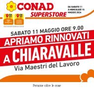 Volantino Apertura Conad Superstore Chiaravalle