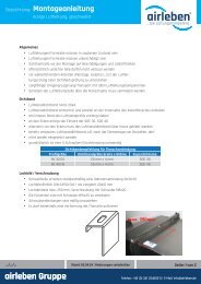 airleben Montageanleitung geschweißt