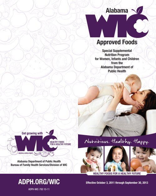 WIC Approved Foods - Alabama Department of Public Health