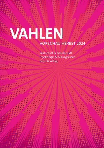 Vahlen Wirtschaft Vorschau II 2024