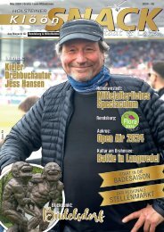 Holsteiner KlöönSNACK - Ausgabe Rendsburg / Mittelholstein - Mai 2024