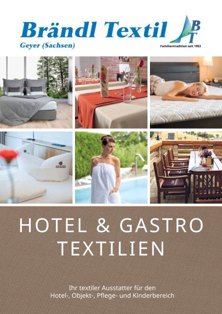Hotel- und Gastrotextilien, Brändl Textil 2024