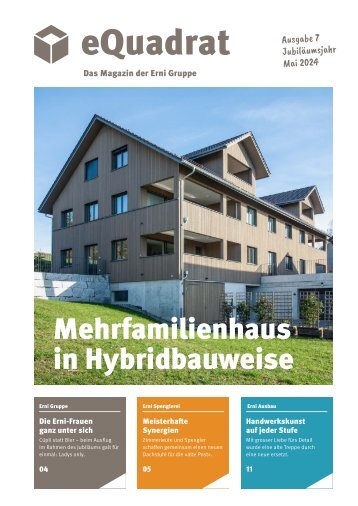 E-Quadrat - das Erni Magazin - Ausgabe 7